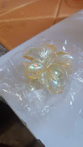 Side view of durable plastic hair clamp with simple design