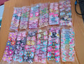 Mixed design colorful spiral hair clips suitable for children