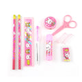 Ideal gift stationery set containing a glue stick, ballpoint pen, and other items.