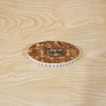 The stylish printed design on the top surface of the heavy-duty cloth washing brush.