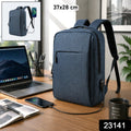 Stylish travel backpack with secure anti-theft design and laptop storage