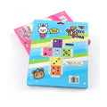 Essential stationery set with a soft rubber eraser and a durable pencil sharpener.