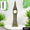 Close-up view displaying intricate craftsmanship of Big Ben miniature metal statue