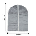 Garment cover displaying 60x80 cm dimensions for clothing protection