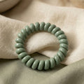 Women girl ponytail holder, soft stretchable coil hair tie with stylish design