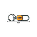 Durable metal alloy carabiner key holder showing quality finish