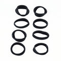 Protective wheel covers for suitcases and spinner luggage