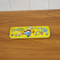 Colorful kids school supply box, durable metal pencil case for everyday use