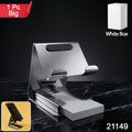 Mobile phone stand on desk holding phone during use