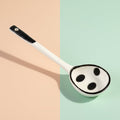Soup ladle 17cm with ergonomic non-slip handle in modern kitchen setting