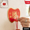 Decorative adhesive wall hook for keys and small accessories