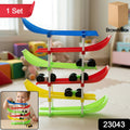 Multi-level racing track toy for children