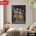 Elegant Radha Krishna decorative wall art for devotional spaces