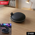 Durable hard shell earphone case with zipper closure