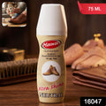 Maxwax liquid shoe polish bottle with sponge applicator for easy use