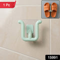 Shoe rack hook hanging slippers on wall