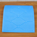 DIY self-adhesive blue wall decor foam panel